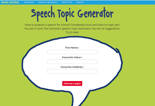 what is good topics for speech